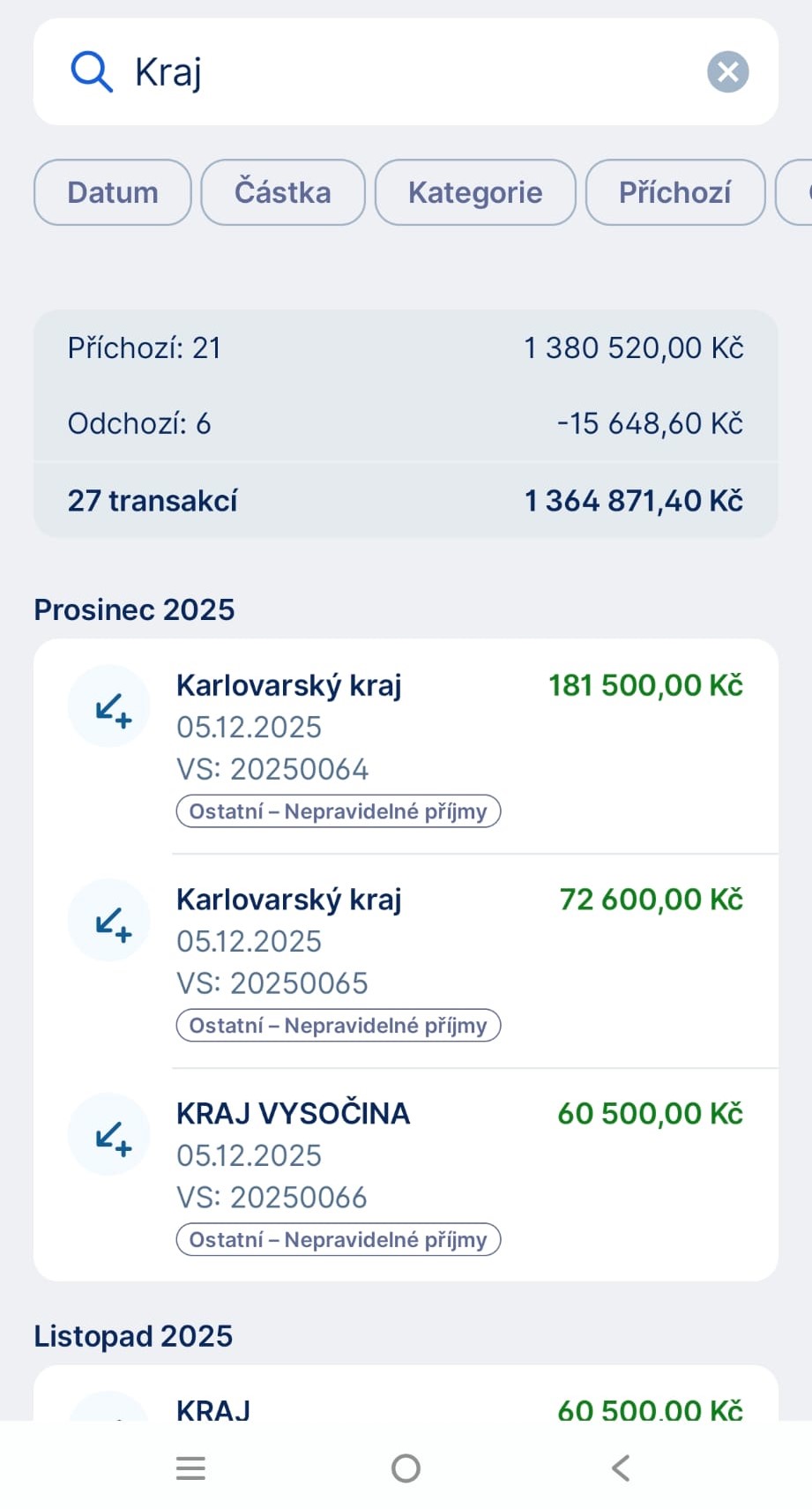 Faktury za AI projekty - krajské úřady - AI koučink výsledky